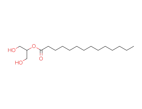 Molecular Structure of 3443-83-2 (Tetradecanoic acid, 2-hydroxy-1-(hydroxymethyl)ethyl ester)