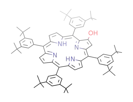 2-hydroxy-5,10,15,20-tetrakis(3',5'-di-tert-butylphenyl)porphin