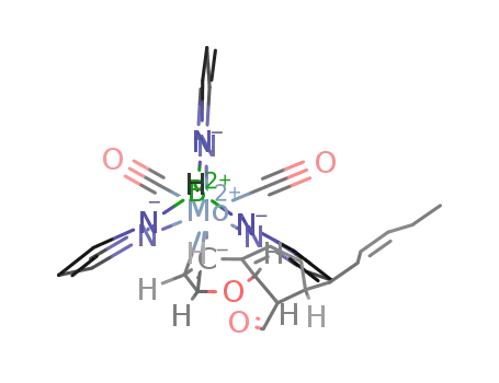 (+/-)-[hydridotris(1-pyrazolyl)borato]Mo(carbonyl)2(C9H9O(CHO)(Z-3-hexyl))