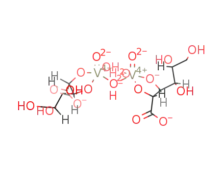 [(VO(H2O)(D-gluconate-2H))2(μ-OH)]