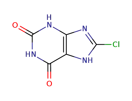 1H-Purine-2,6-dione, 8-chloro-3,7-dihydro- (9CI)                                                                                                                                                        