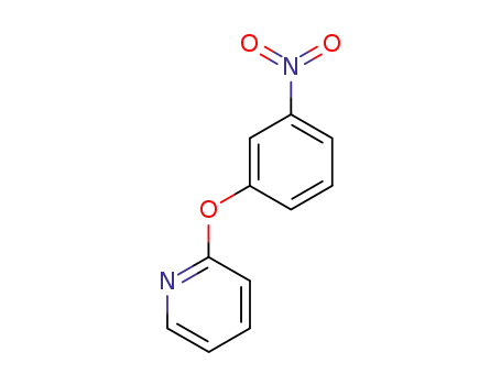 Molecular Structure of 28355-48-8 (2-(3-NITROPHENOXY)PYRIDINE 97+%)