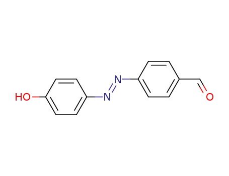 Molecular Structure of 118775-96-5 (Benzaldehyde, 4-[(1E)-(4-hydroxyphenyl)azo]-)