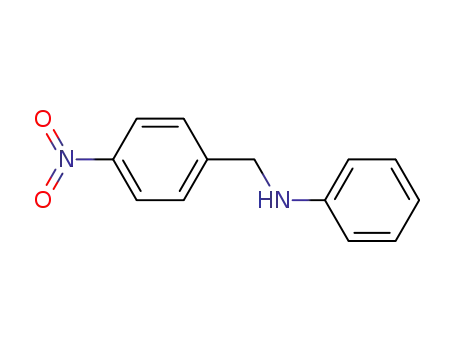 Molecular Structure of 10359-18-9 (N-(4-nitrobenzyl)aniline)