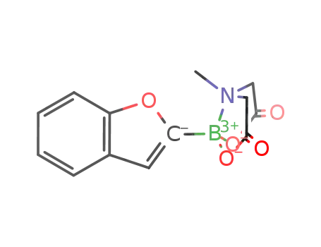 Molecular Structure of 1104637-65-1 (2-(Benzofuran-2-yl)-6-methyl-1,3,6,2-dioxazaborocane-4,8-dione,  2-Benzofuranboronic  acid  MIDA  ester)