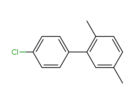 Molecular Structure of 71149-93-4 (1,1'-Biphenyl, 4'-chloro-2,5-dimethyl-)