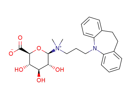 Molecular Structure of 165602-94-8 (Imipramine N-β-D-Glucuronide)