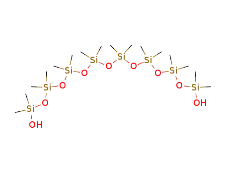 Molecular Structure of 4938-87-8 (1,15-Dihydroxy hexadecamethyl octasiloxane)