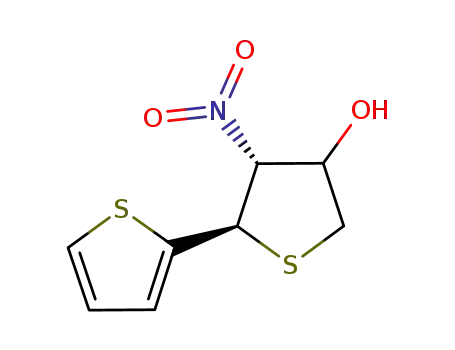 4-nitro-5-(thiophen-2-yl)tetrahydrothiophen-3-ol