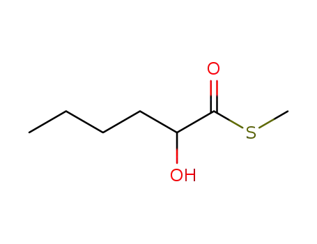Hexanethioic acid, 2-hydroxy-, S-methyl ester