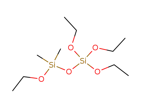 Molecular Structure of 53201-01-7 (Disiloxane, 1,1,1,3-tetraethoxy-3,3-dimethyl-)