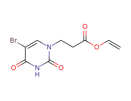 3-(5-bromouracil-1-yl)propionic acid vinyl ester