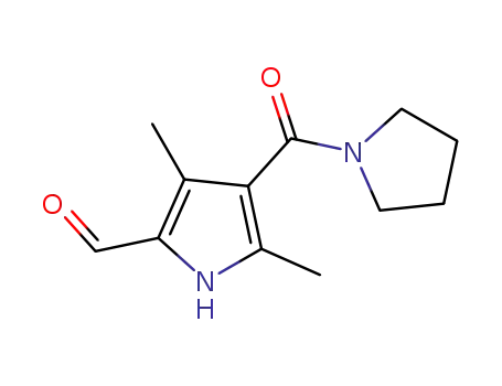 3,5-dimethyl-4-( pyrrolidine-1-carbonyl)-1H-pyrrole-2-carbaldehyde