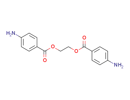 Molecular Structure of 10505-05-2 (1,2-Ethanediol, bis(4-aminobenzoate))