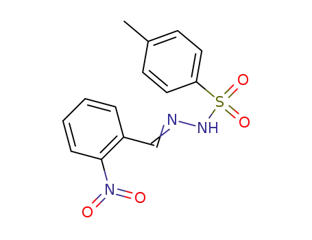 Molecular Structure of 58809-90-8 (2-NITROBENZALDEHYDE TOSYLHYDRAZONE)