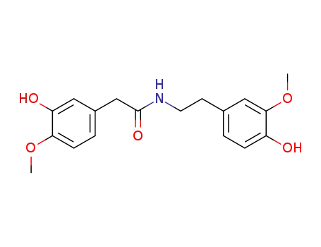 N-(β-4-hydroxy-3-methoxyphenethyl)-(3-hydroxy-4-methoxyphenyl)acetamide