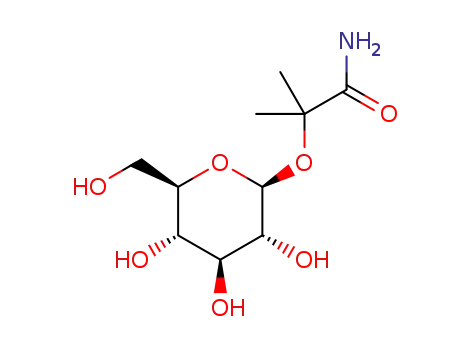 2-(β-D-glucopyranosyloxy)-2-methylpropanamide