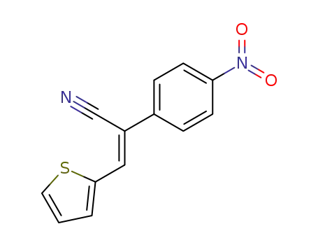 Molecular Structure of 42173-10-4 (Benzeneacetonitrile, 4-nitro-a-(2-thienylmethylene)-, (Z)-)