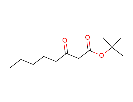 Molecular Structure of 66720-07-8 (Octanoic acid, 3-oxo-, 1,1-dimethylethyl ester)
