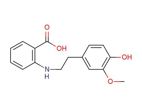2-(4-hydroxy-3-methoxyphenethylamino)benzoic acid