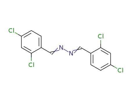 Molecular Structure of 6319-33-1 (bis(2,4-dichlorobenzylidene)hydrazine)