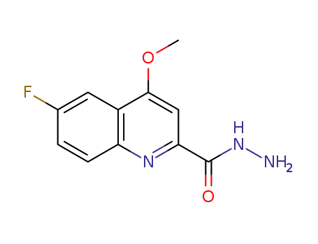 6-fluoro-4-methoxyquinoline-2-carbohydrazide