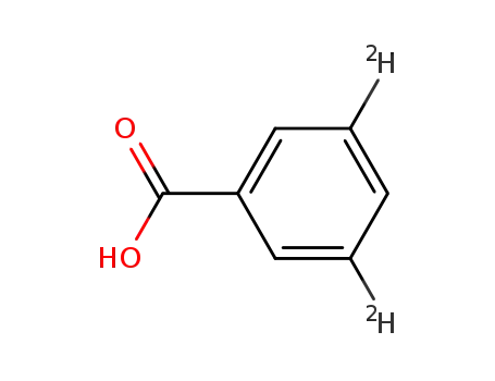 Molecular Structure of 37960-84-2 (BENZOIC-3,5-D2 ACID)