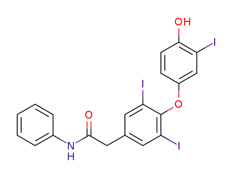 2-(4-(4-hydroxy-3-iodophenoxy)-3,5-diiodophenyl)-N-phenylacetamide