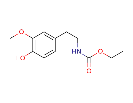 N-ethoxycarbonyl-4-hydroxy-3-methoxyphenethylamine