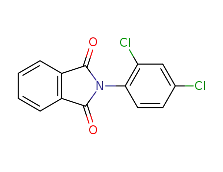 Molecular Structure of 80460-33-9 (2-(2,4-dichlorophenyl)-1H-isoindole-1,3(2H)-dione)
