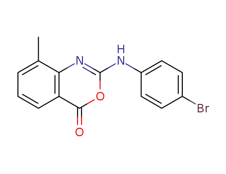 2-(4-bromophenylamino)-8-methyl-4H-benzo[d][1,3]oxazin-4-one