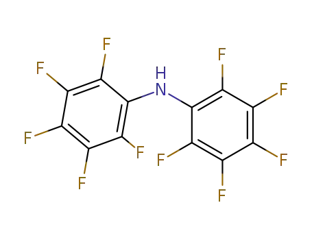 Molecular Structure of 1535-92-8 (1,1'-Iminobis(2,3,4,5,6-pentafluorobenzene))