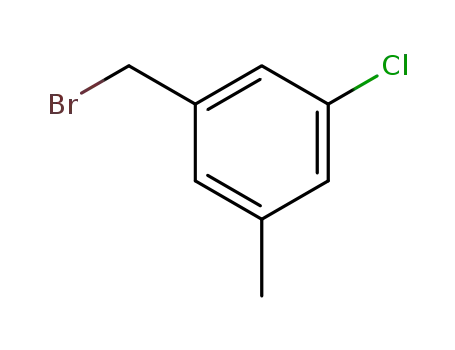 Molecular Structure of 62358-81-0 (Benzene, 1-(bromomethyl)-3-chloro-5-methyl-)