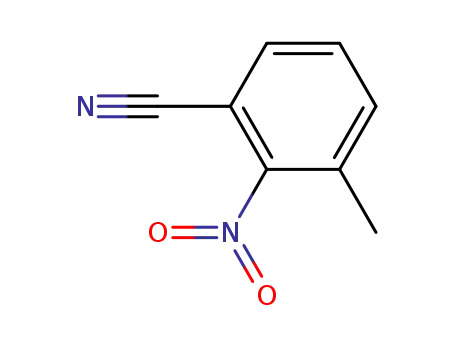 Molecular Structure of 1885-77-4 (3-CYANO-2-NITROTOLUENE)