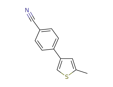 4-(5-methylthiophen-3-yl)benzonitrile