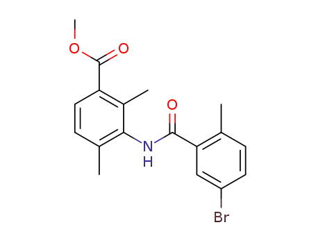 methyl 3-[(5-bromo-2-methyl-benzoyl)amino]-2,4-dimethyl-benzoate