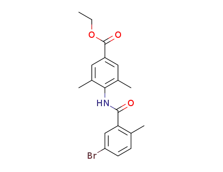 ethyl 4-[(5-bromo-2-methyl-benzoyl)amino]-3,5-dimethyl-benzoate