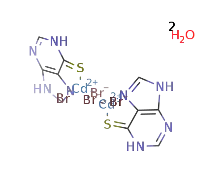 [Cd2Br4(6-mercaptopurine)2]*2H2O