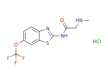 2-(methylamino)-N-[6-(trifluoromethoxy)-1,3-benzothiazol-2-yl]acetamide hydrochloride
