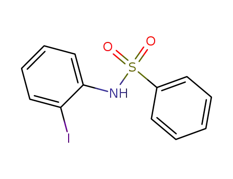 Molecular Structure of 54189-90-1 (N-(2-iodophenyl)benzenesulfonamide)