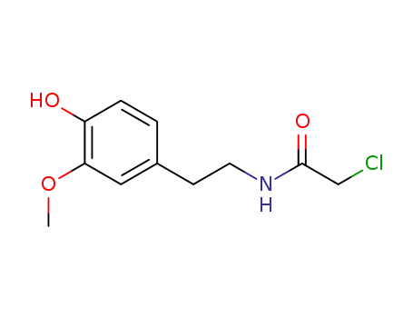 N-<2-(4-hydroxy-3-methoxyphenyl)ethyl>chloroacetamide