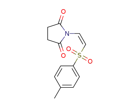 N-[(Z)-2-(4-methylphenylsulfonyl)ethenyl]succinimide