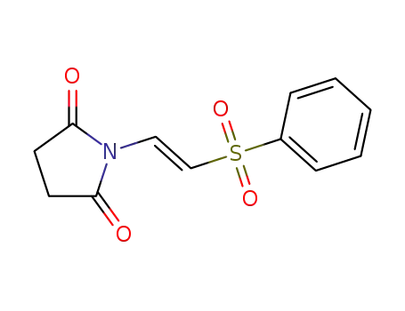 1-[(E)-2-(phenylsulfonyl)ethenyl]-succinimide