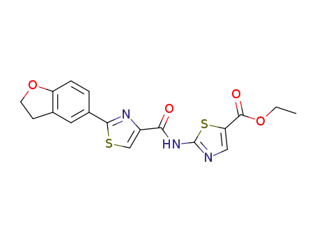 ethyl 2-[2-(2,3-dihydro-1-benzofuran-5-yl)-1,3-thiazole-4-amido]-1,3-thiazole-5-carboxylate
