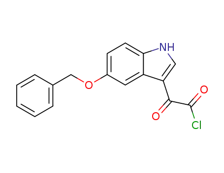 1H-Indole-3-acetyl chloride, a-oxo-5-(phenylmethoxy)-