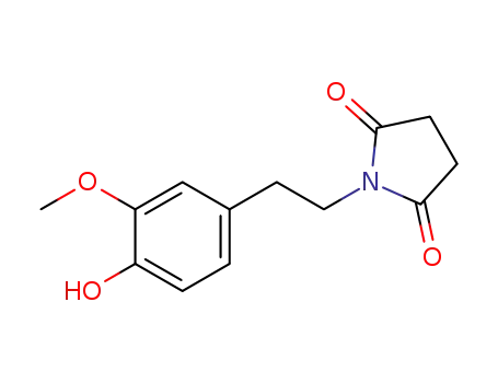 N-[2-(3-methoxy-4-hydroxyphenyl)ethyl]succinimide