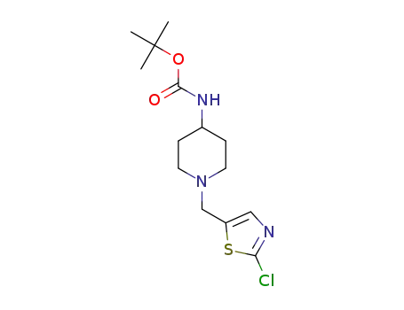 tert-butyl N-{1-[(2-chlorothiazol-5-yl)methyl]piperidin-4-yl}carbamate