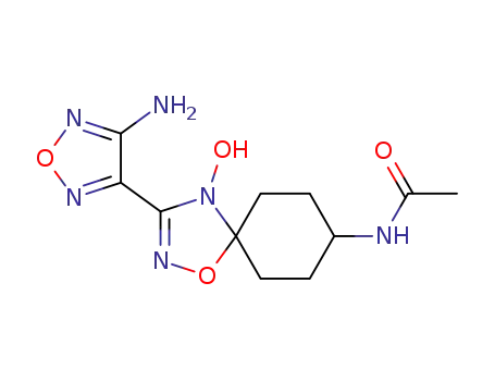 N-(3-(3-aminofurazan-4-yl)-4-hydroxy-1-oxo-2,4-diazaspiro[4,5]decane-2-en-8-yl)acetamide