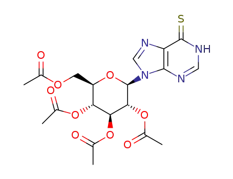 6-mercapto-9-(2',3',4',6'-tetra-O-acetyl-β-D-glucopyranosyl)purine