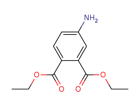 Molecular Structure of 22572-84-5 (diethyl 4-aminobenzene-1,2-dicarboxylate)